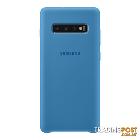 Samsung Galaxy S10+ Plus Silicone Cover - Blue