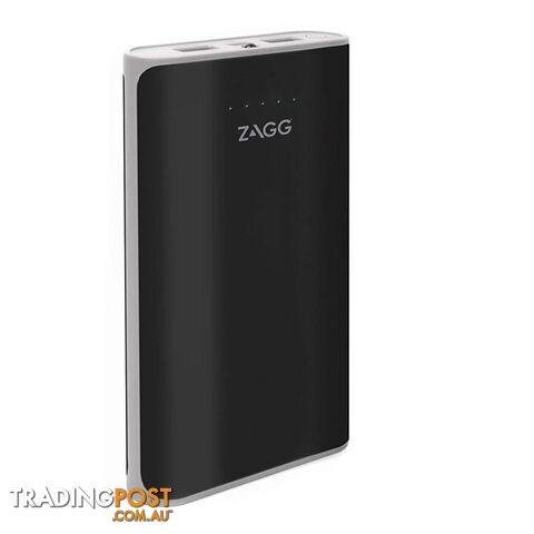 Zagg Ignition 12 12000mAh 2.1A Power Bank with LED Torch - Black