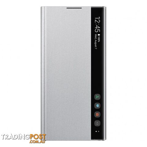 Samsung Galaxy Note 10+ Plus Clear View Cover - Silver