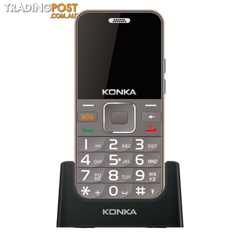 Konka U6 (3G, Keypad, 5MP) - Mocha Gold