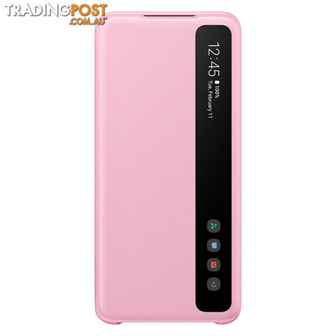 Samsung Galaxy S20 Clear View Cover - Pink