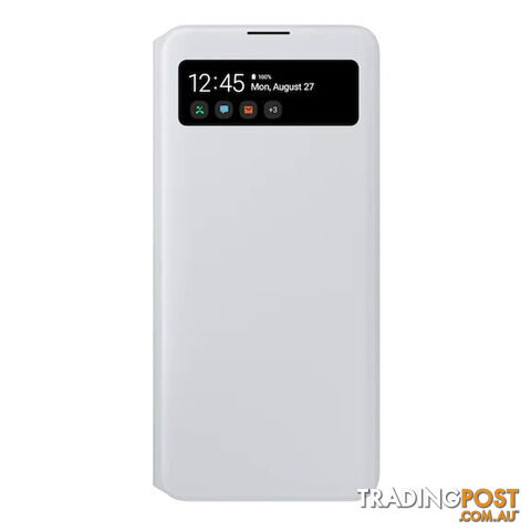Samsung Galaxy A71 S View Wallet Cover - White - EF-EA715PWEGWW - White -...
