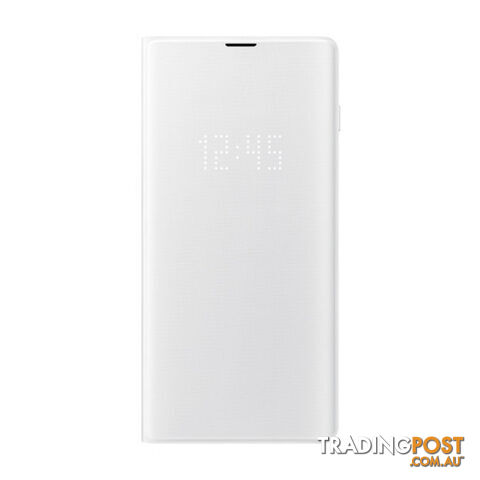 Samsung Galaxy S10+ Plus LED View Wallet Cover - White