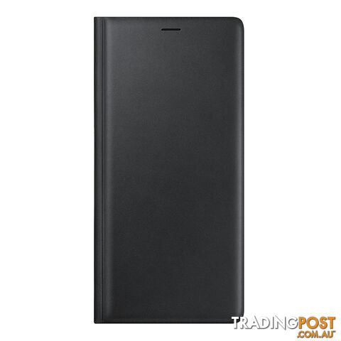 Samsung Galaxy Note 9 Leather Wallet Cover - Black