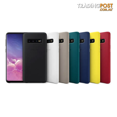 Samsung Galaxy S10+ Plus Leather Back Cover - EF-VG975L - SAMCS10PLCFG