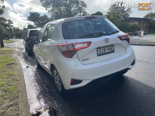 2019 Toyota Yaris NCP130R MY18 ASCENT Hatchback Manual