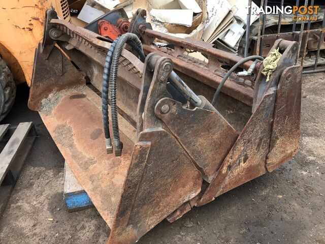 NORM, HUGHES, DIGGA, 1550mm W. 4 in 1 bucket for skid steer loaders - photo 3 of 10