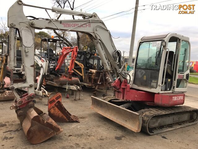 Takeuchi TB53 FR excavator - photo 3 of 28