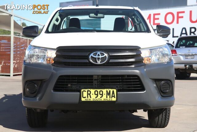 2018 TOYOTA HILUX WORKMATE TGN121R CAB CHASSIS - SINGLE CAB