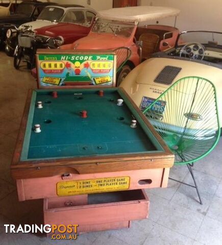 1956 United Hi-Score Pool amusement game