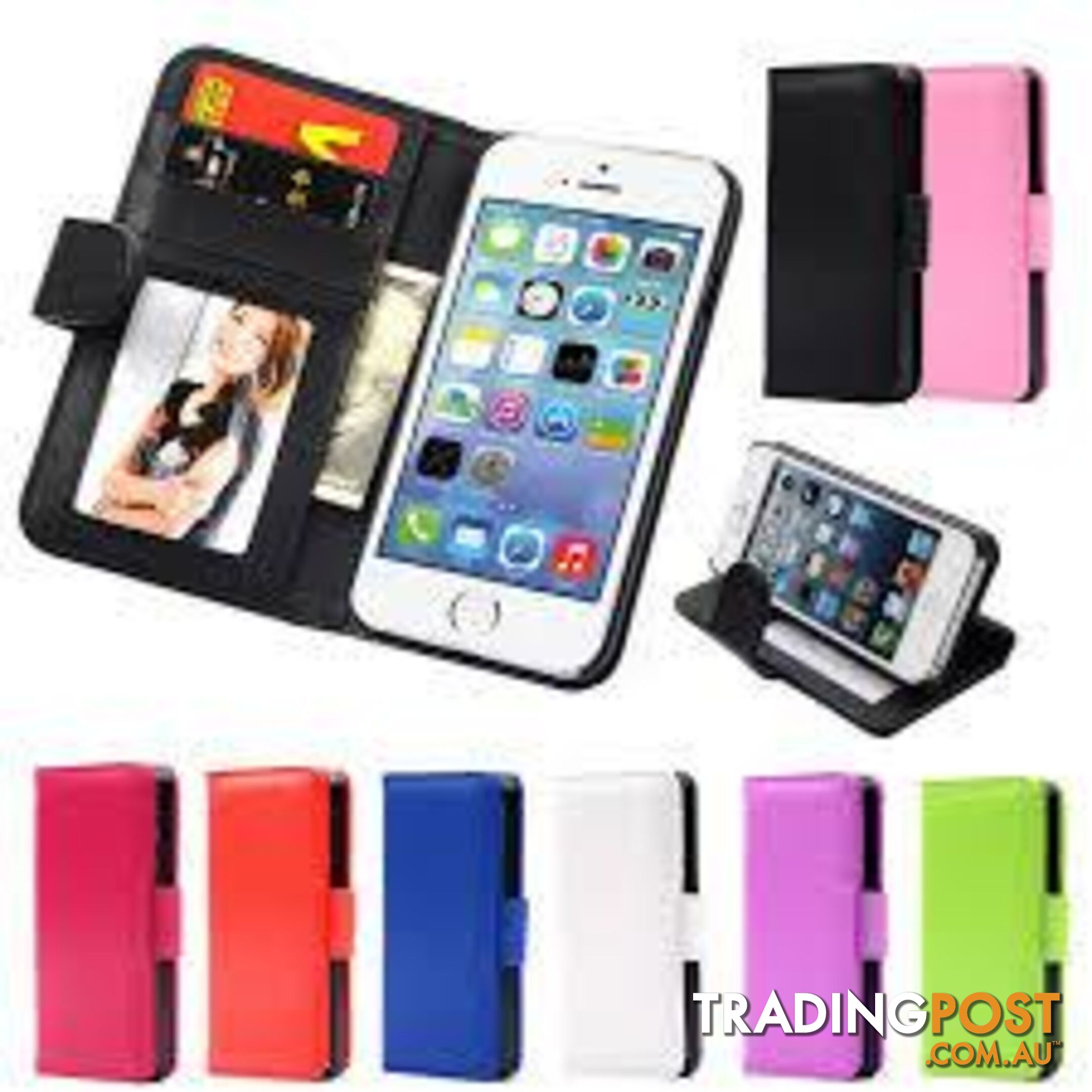 Apple iPhone Wallet Style Case - D2B7B5 - Cases