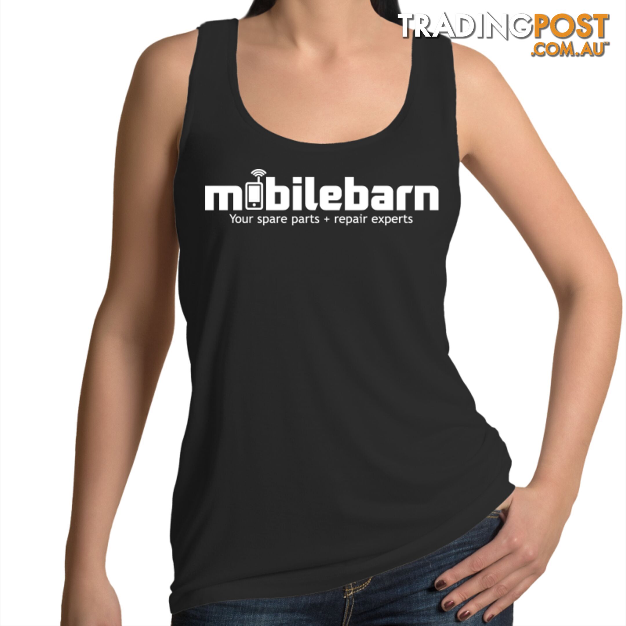 Womens Mobilebarnâ„¢ Singlet - 10.5.14 - merchandise