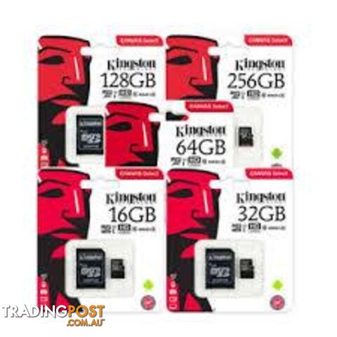 Kingston Micro SD Card - SDCS-64 - External Storage Device