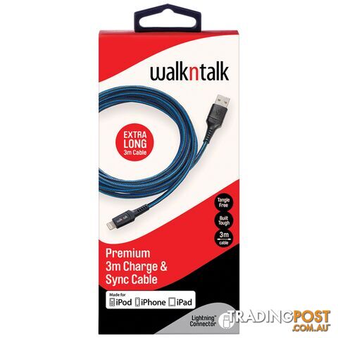 WalknTalk 3M Charge & Sync Cables - 4DCC83 - Cables