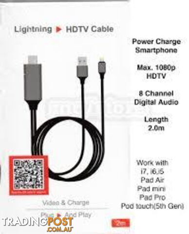 Lightning to HDTV Cable - 1001198 - Cables