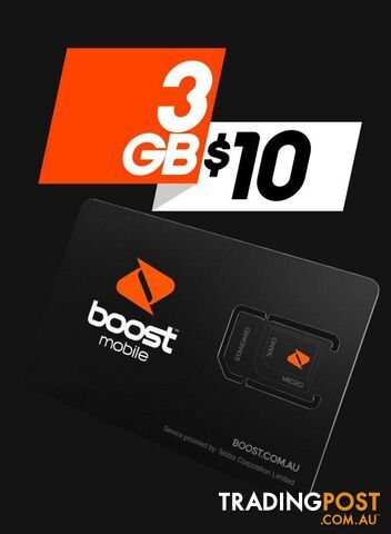 Boost Trio Starter Kit - 1FD74E - Sim Card