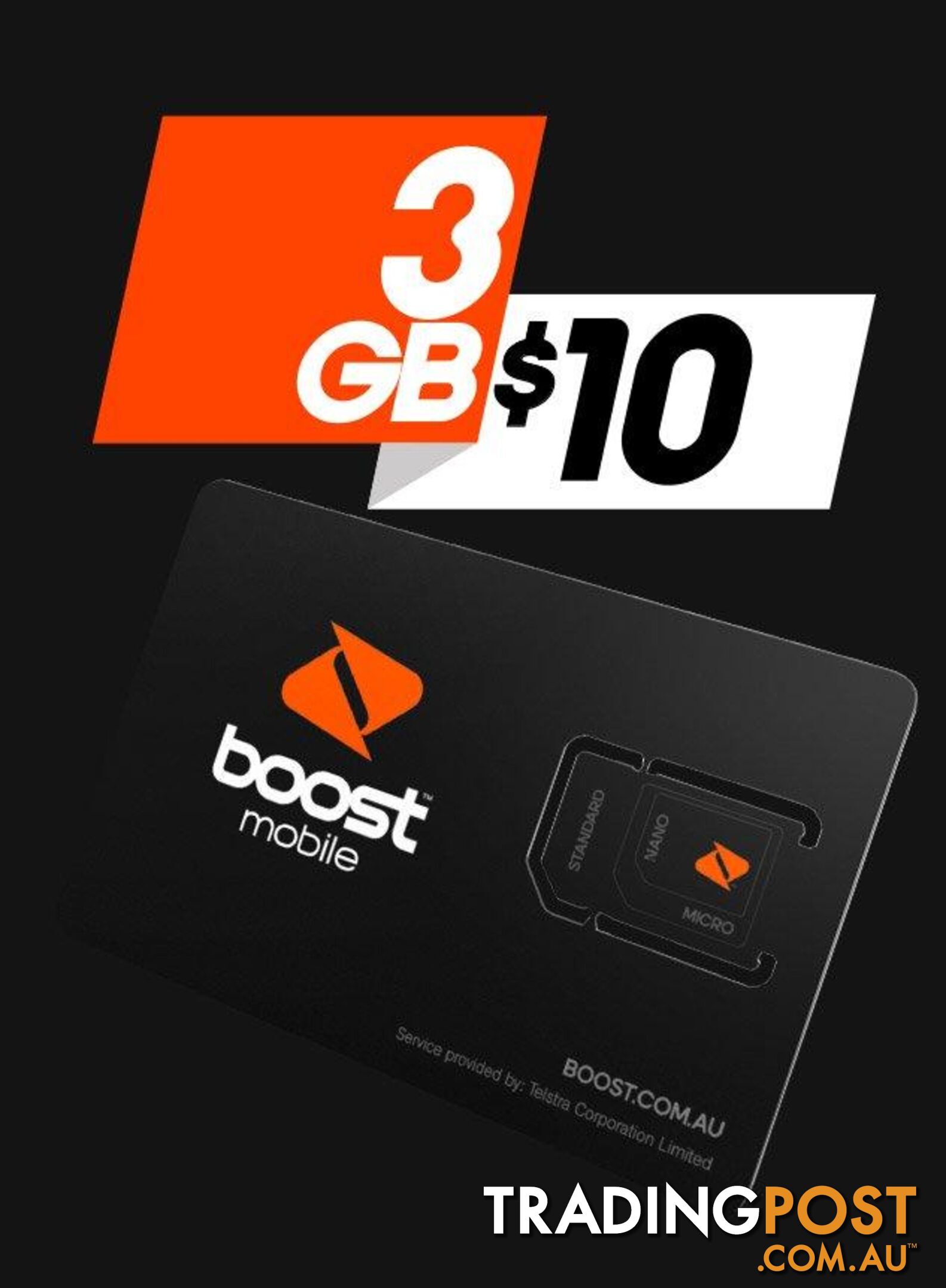 Boost Trio Starter Kit - 79E404 - Sim Card