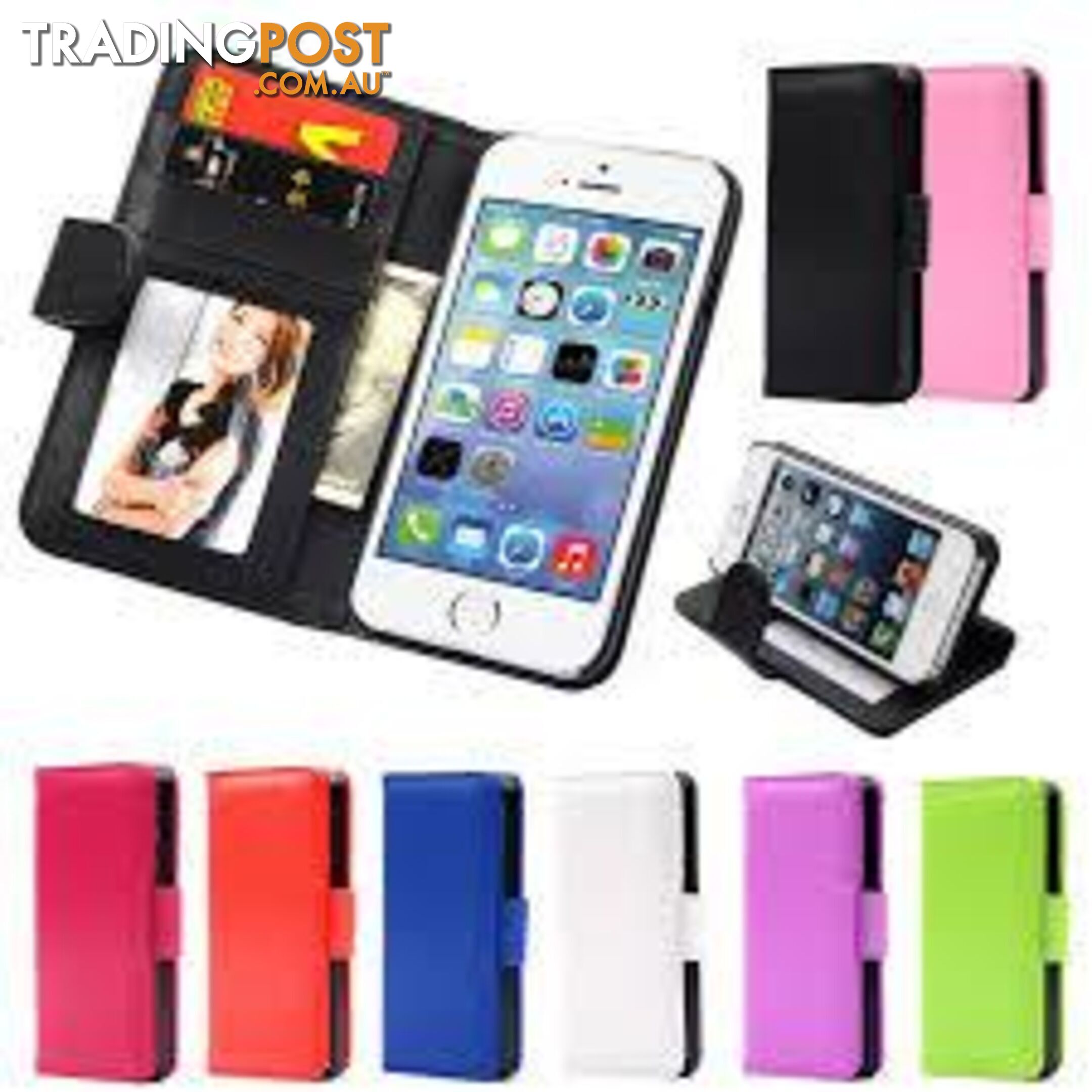 Apple iPhone Wallet Style Case - 9FEF84 - Cases