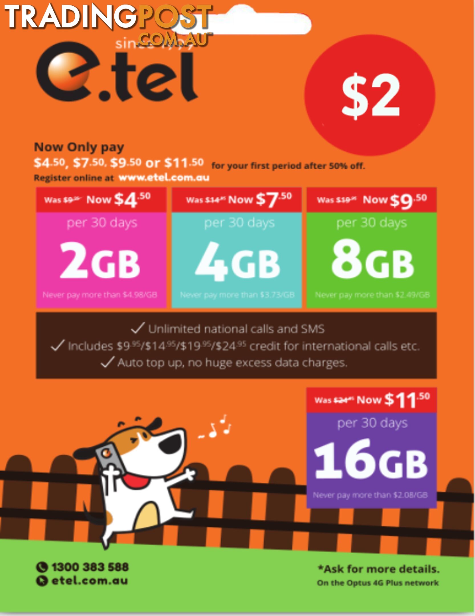 E.Tel Sim Starter Kits - 100318 - Sim Card