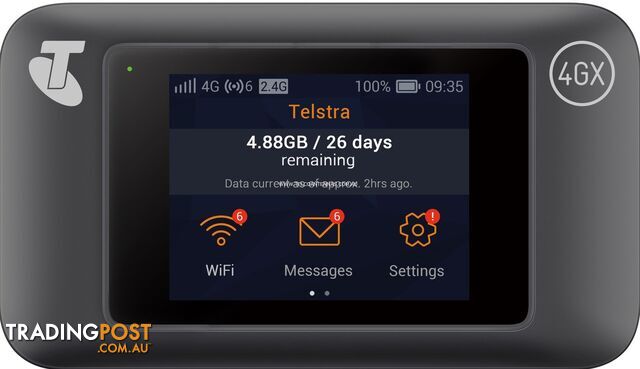 Telstra Prepaid 4GX Wi-Fi Pro (E5787) - 49A3E3 - wifi modem