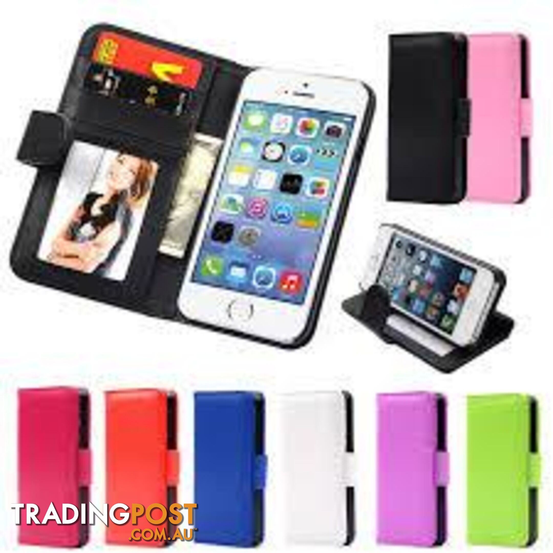 Apple iPhone Wallet Style Case - BD7BE4 - Cases