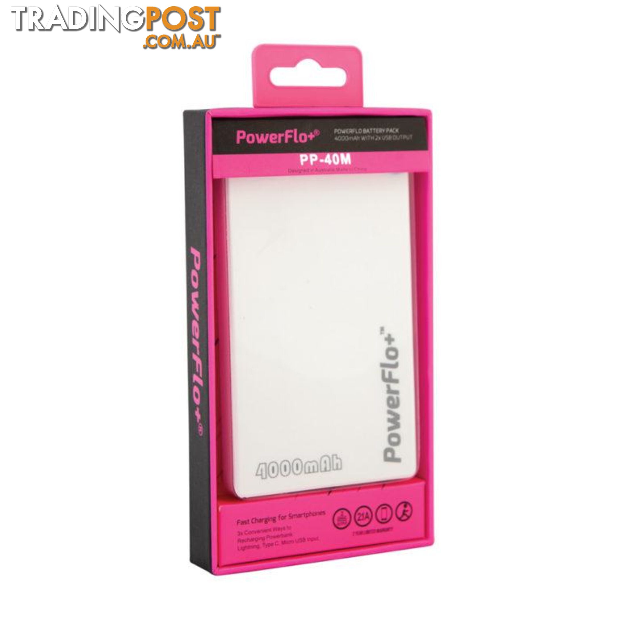 Powerflo+ 4000mAp Power-Bank - 1001064 - Charging & Power