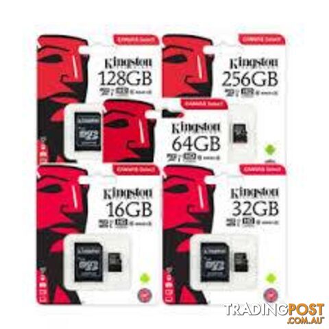 Kingston Micro SD Card - SDCS2-16 - External Storage Device