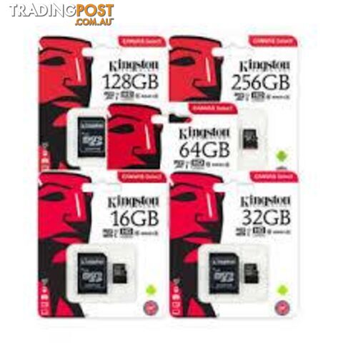 Kingston Micro SD Card - SDCS2-128 - External Storage Device
