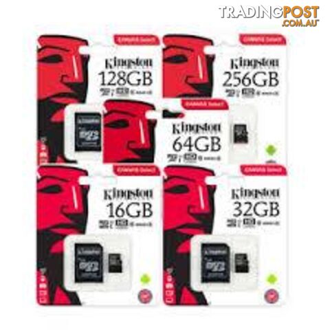 Kingston Micro SD Card - SDCS2-128 - External Storage Device