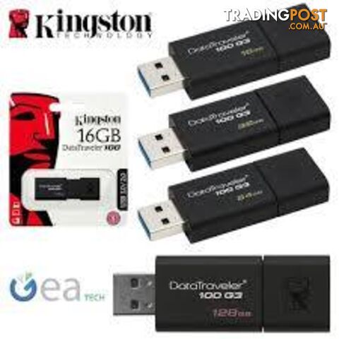 Kingston USB Drive - DT100G3-32G - External Storage Device