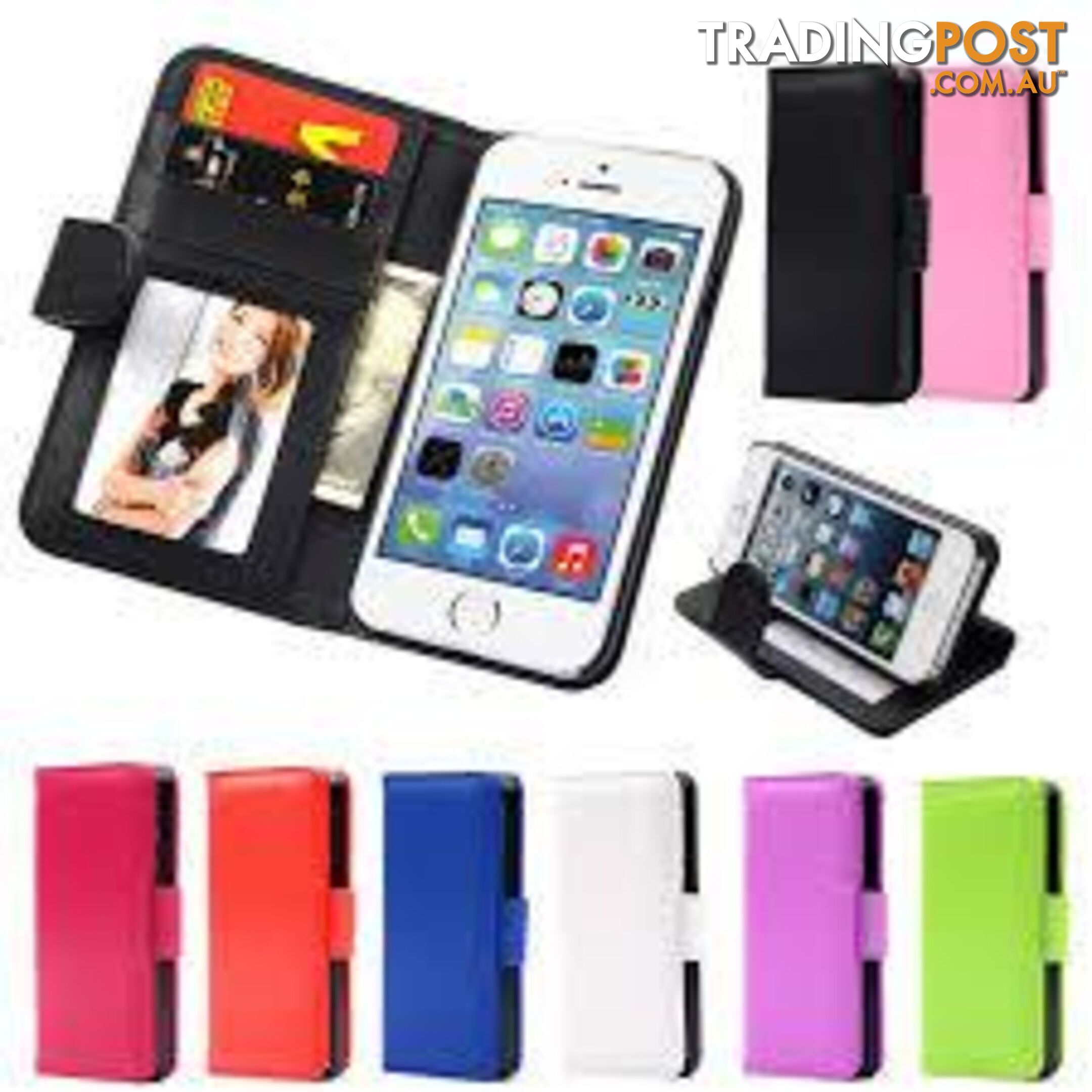 Apple iPhone Wallet Style Case - E94AB9 - Cases