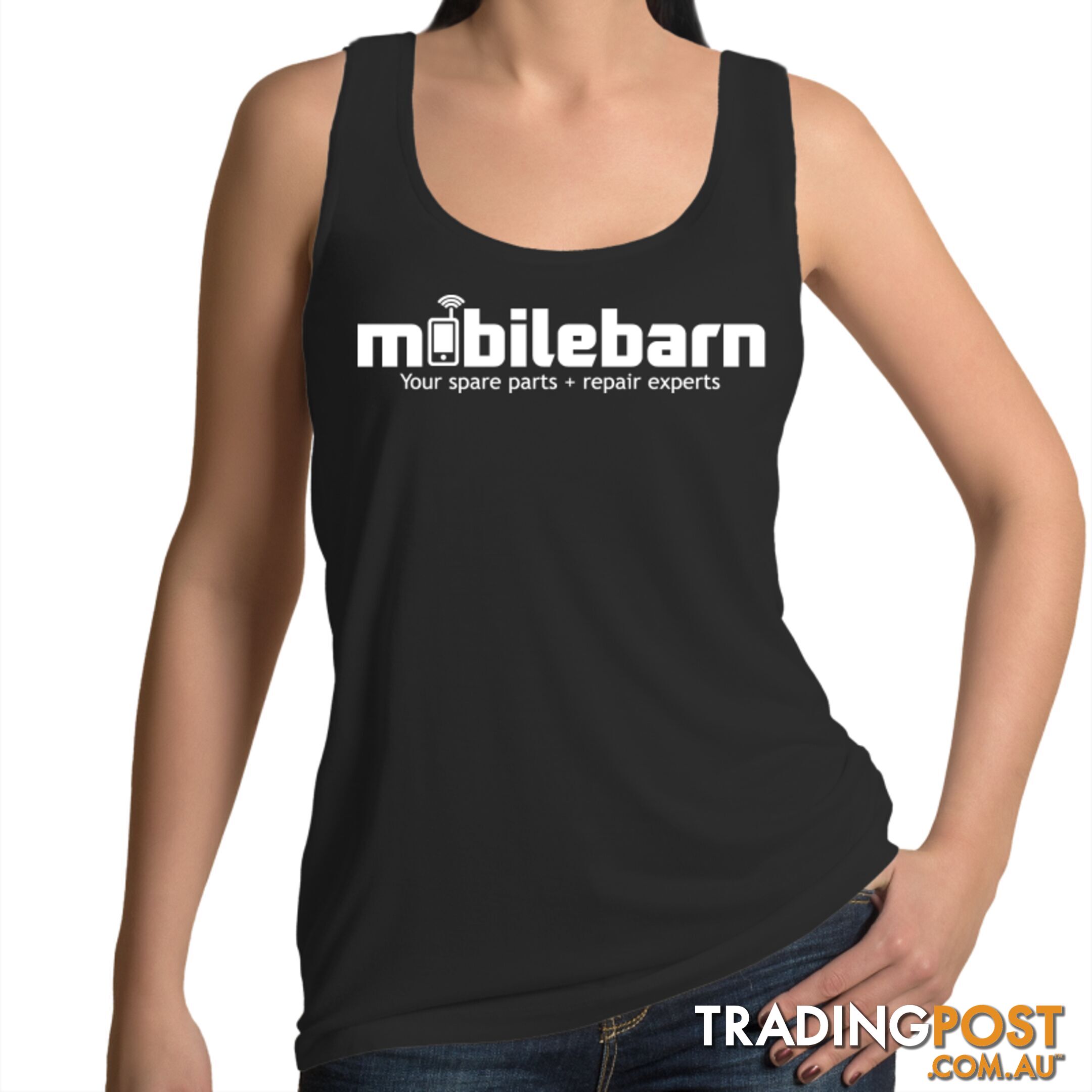 Womens Mobilebarnâ„¢ Singlet - 10.5.13 - merchandise