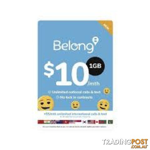 Belong Sim Starter Kit - 636337 - Sim Card