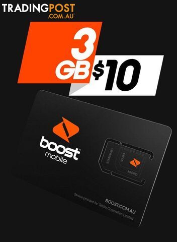 Boost Trio Starter Kit - 2EC0C2 - Sim Card