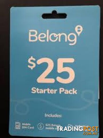 Belong Sim Starter Kit - 03FE0B - Sim Card