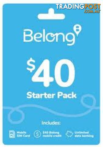 Belong Sim Starter Kit - 03FE0B - Sim Card