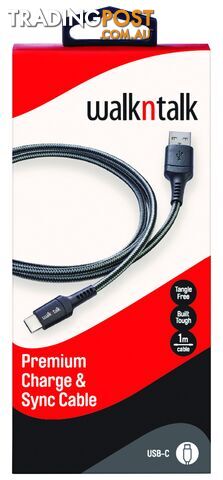 WalknTalk 1M Charge & Sync Cables - EC8347 - Cables