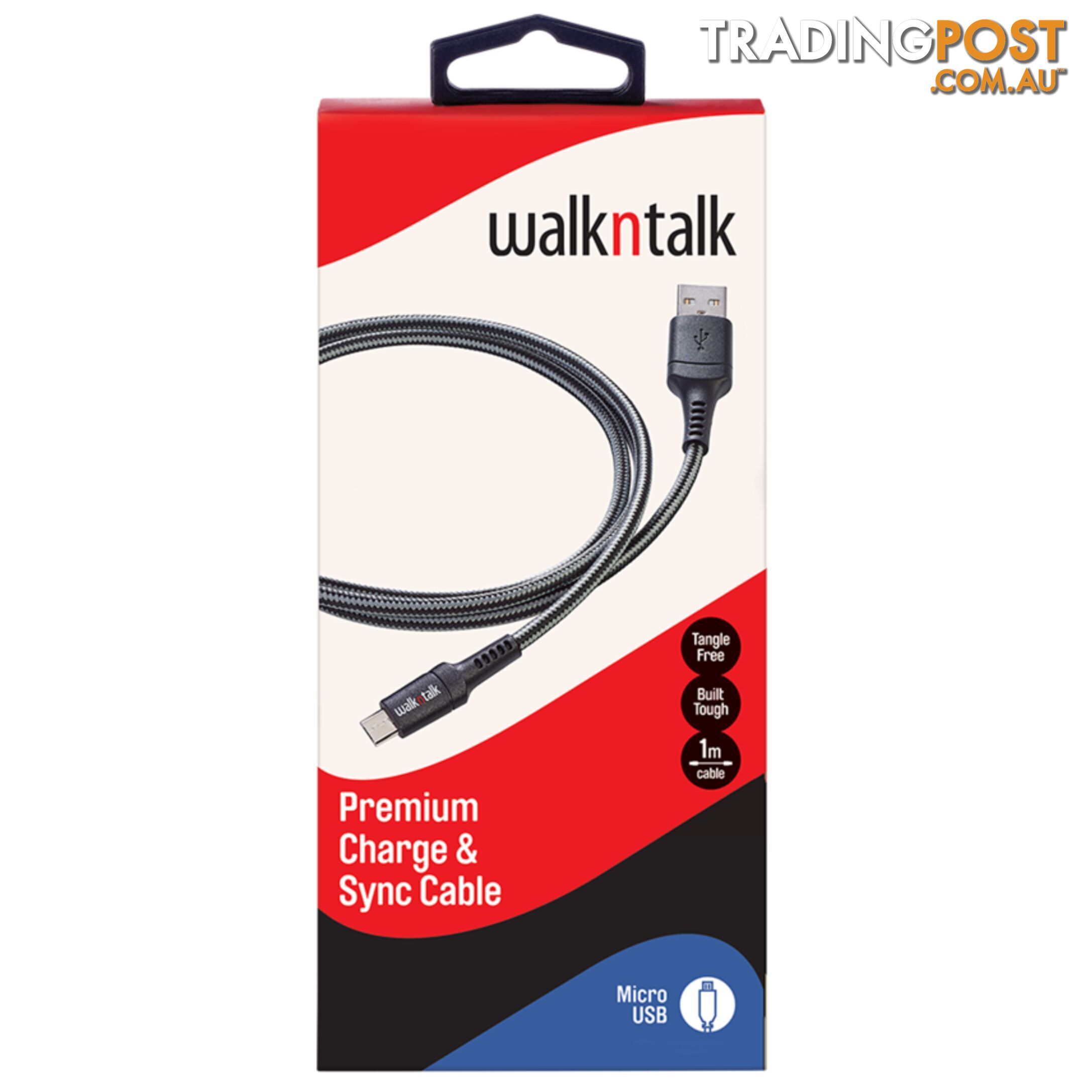 WalknTalk 1M Charge & Sync Cables - EC8347 - Cables