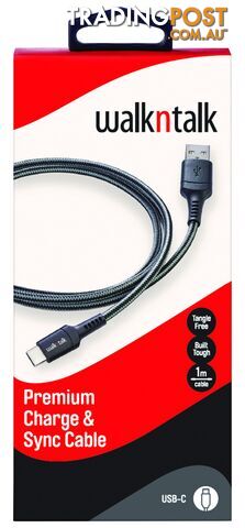 WalknTalk 1M Charge & Sync Cables - D5F4C7 - Cables