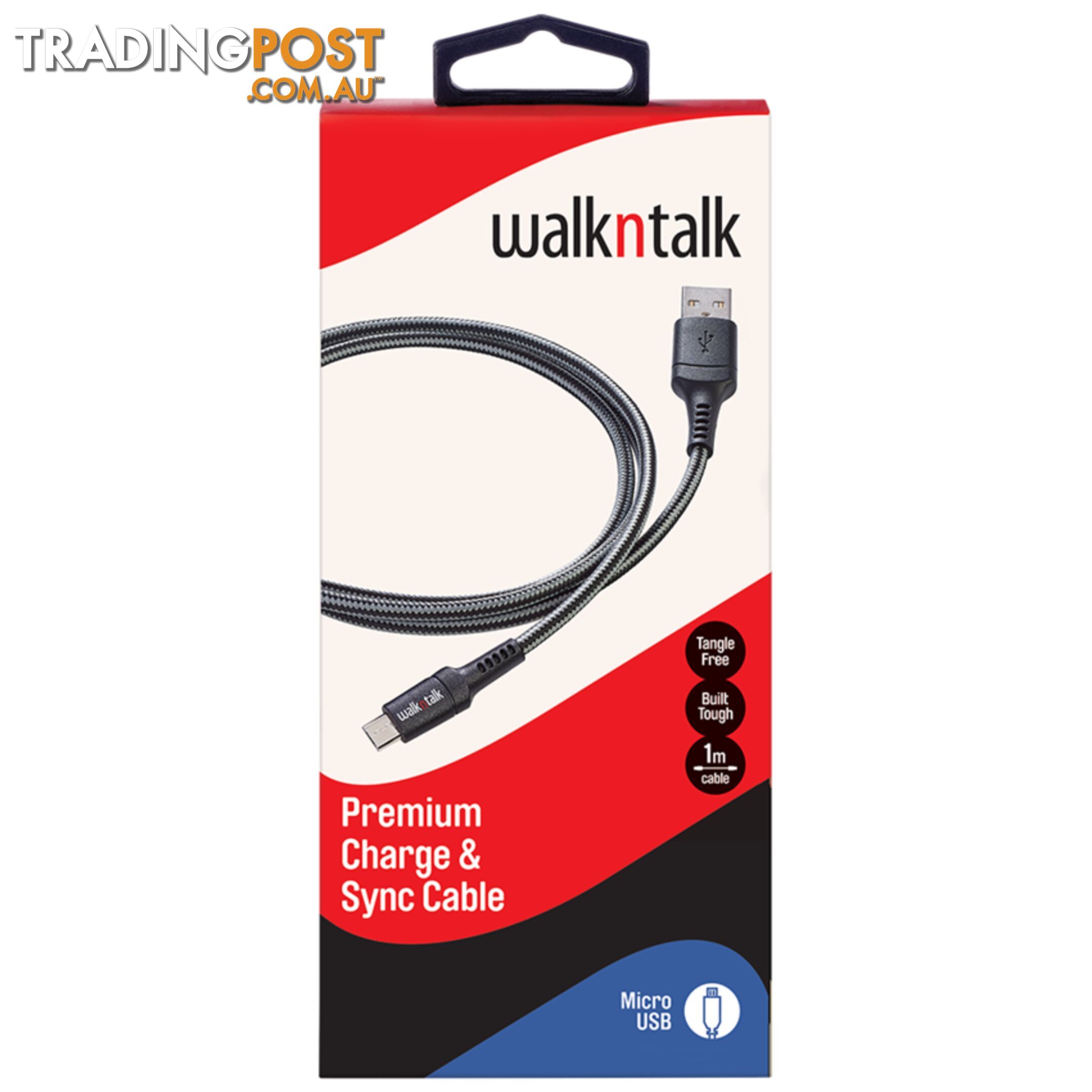 WalknTalk 1M Charge & Sync Cables - D5F4C7 - Cables