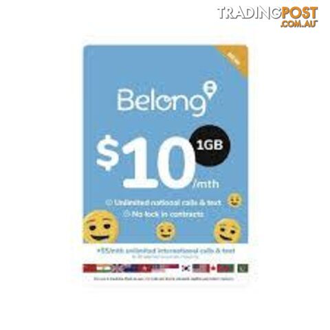 Belong Sim Starter Kit - 028866 - Sim Card