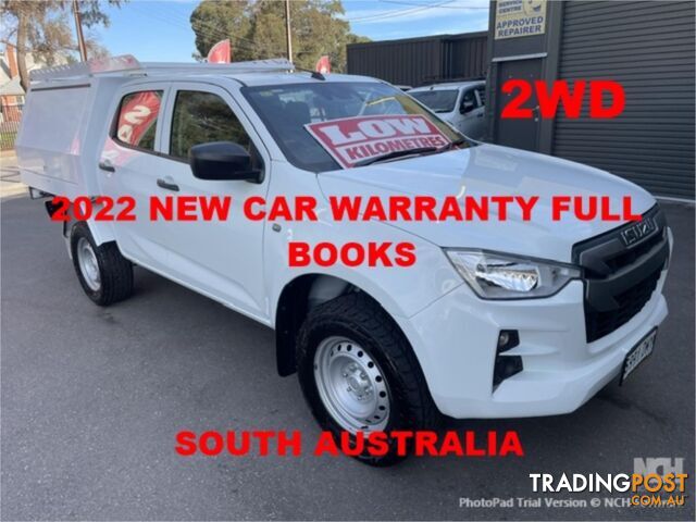 2022 Isuzu D-MAX SX High Ride RG MY22 Cab Chassis