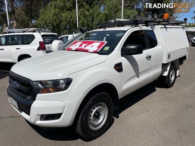 2017 FORD RANGER XL 3.2 4X4 PX MKII MY18 SUPER CAB CHASSIS