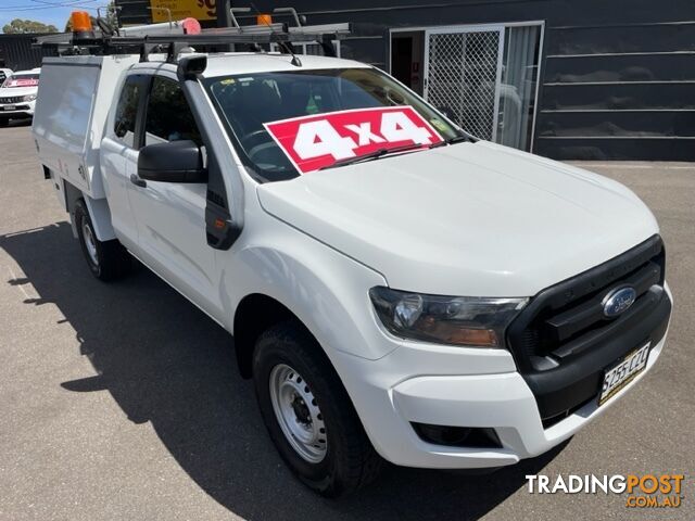 2017 FORD RANGER XL 3.2 4X4 PX MKII MY18 SUPER CAB CHASSIS