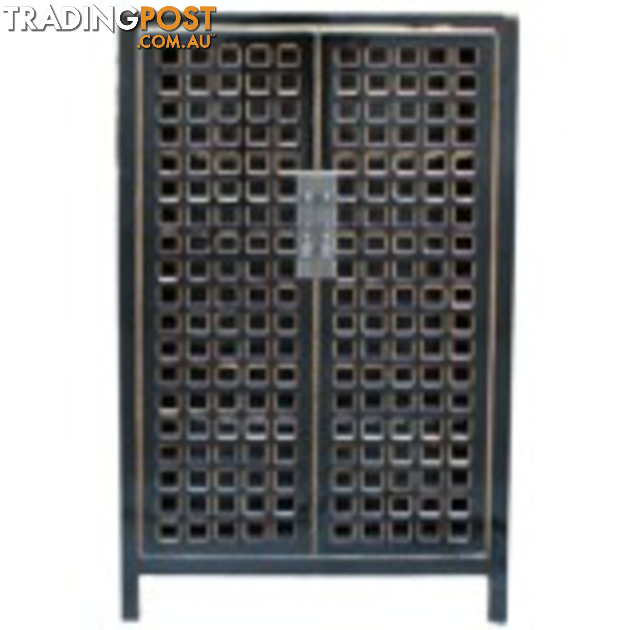 Black Chinese Storage Cabinet