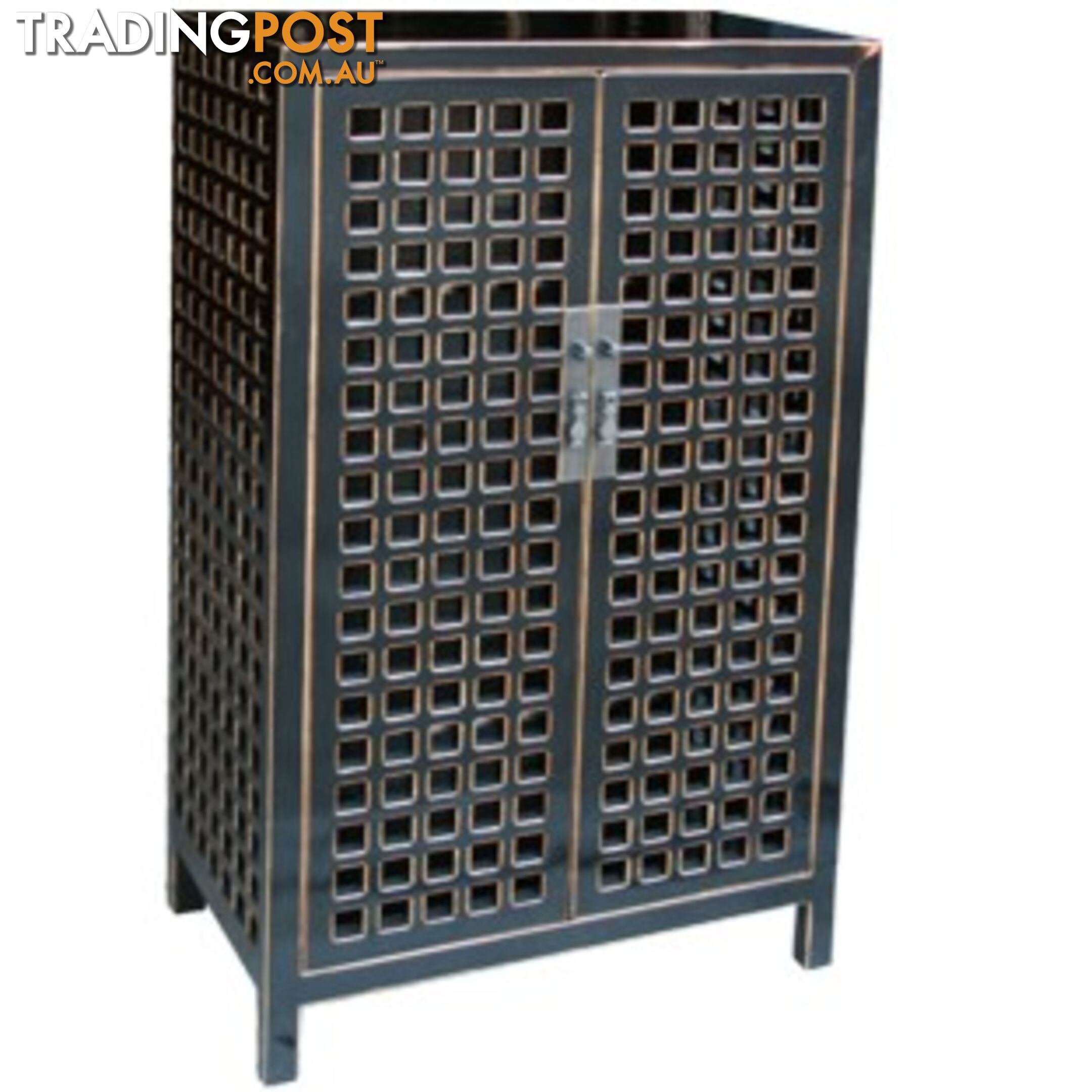 Black Chinese Storage Cabinet