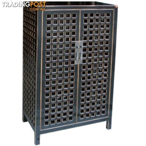 Black Chinese Storage Cabinet