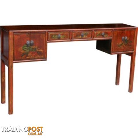 Original Painted Multi-Drawers Chinese Hallway Table