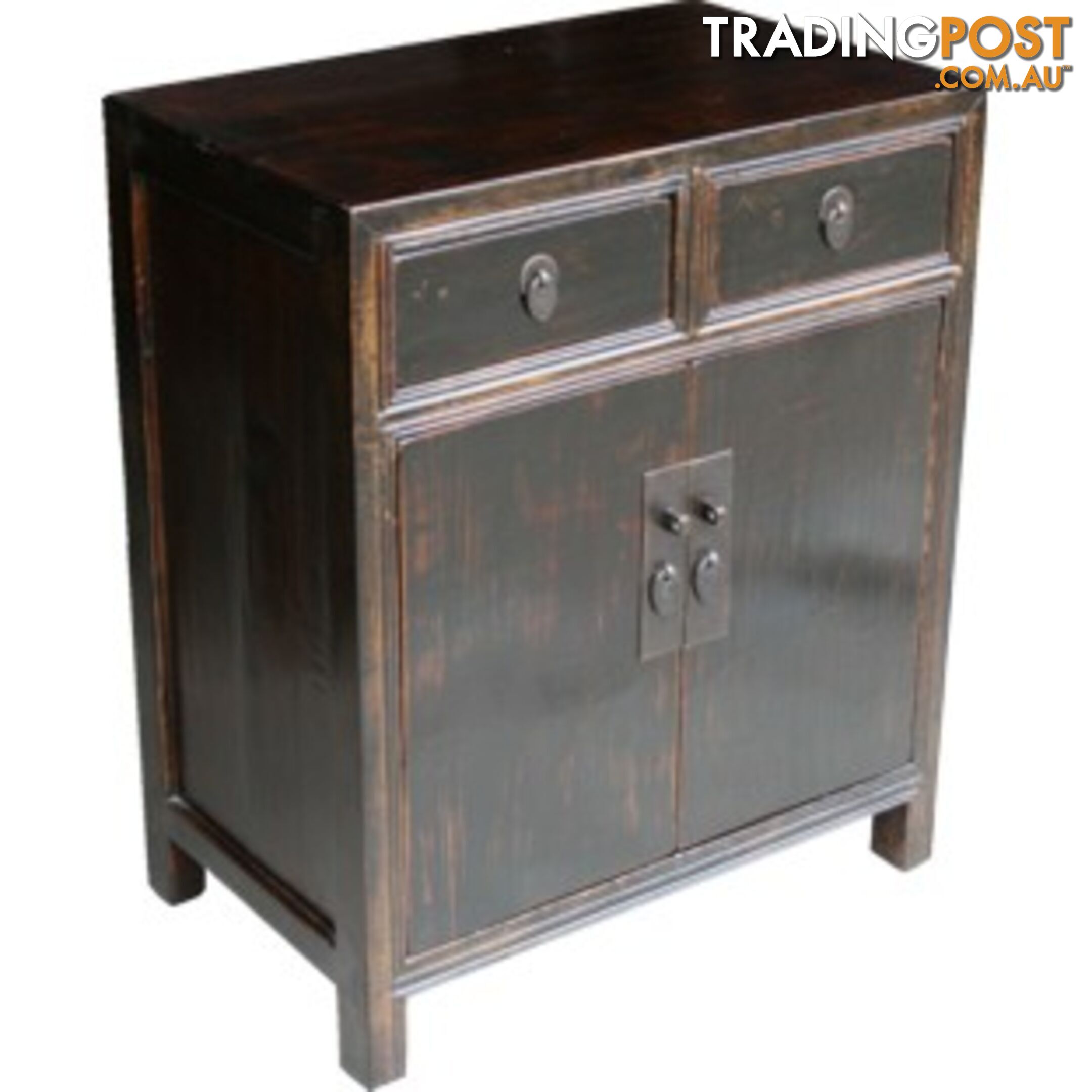 Antique Chinese Old Black Cabinet