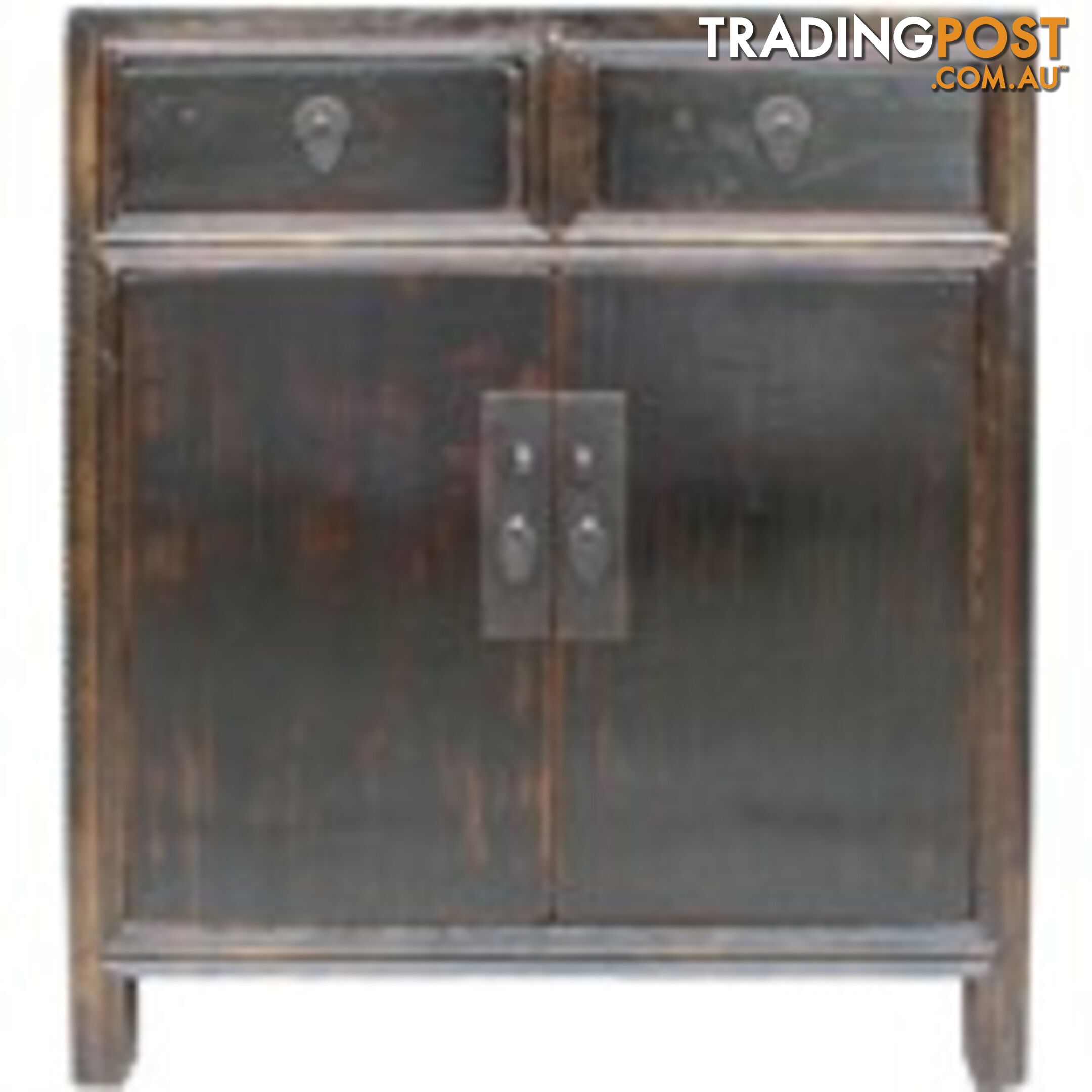 Antique Chinese Old Black Cabinet